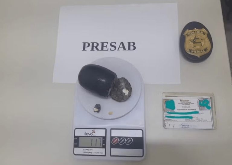 Mulher é presa tentando entrar com drogas e viagra em presídio de Sergipe