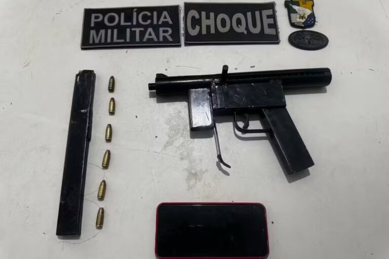 Homem é preso em posse de submetralhadora artesanal em Aracaju