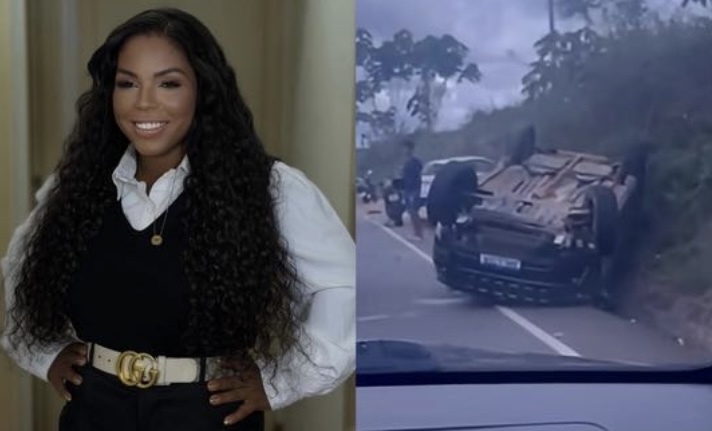 Blogueira “Diva do Cras” fica ferida após capotamento em São Cristóvão