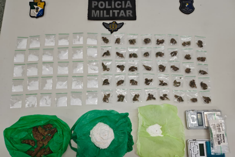 Homem é preso por tráfico e drogas são apreendidas em Socorro