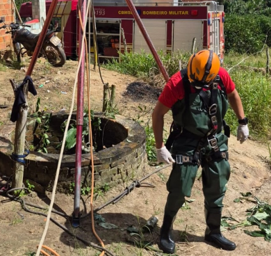 Corpo é encontrado em cisterna de 15 m de profundidade em Salgado