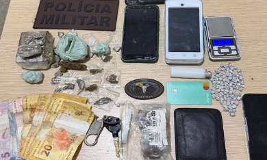Polícia apreende drogas e prende três suspeitos por tráfico em Feira Nova
