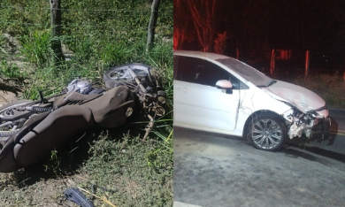 Colisão entre veículos deixa um morto e dois feridos em Moita Bonita